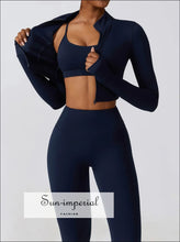 Women’s Sportswear Yoga Set – Fitness Bra Crop Top & Leggings Workout Outfit (2/3pcs) athletic wear women, fitness crop top set, gym