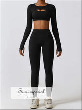 Women’s Sportswear Yoga Set – Fitness Bra Crop Top & Leggings Workout Outfit (2/3pcs) athletic wear women, fitness crop top set, gym