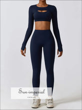 Women’s Sportswear Yoga Set – Fitness Bra Crop Top & Leggings Workout Outfit (2/3pcs) athletic wear women, fitness crop top set, gym