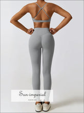 Women’s Sportswear Yoga Set – Fitness Bra Crop Top & Leggings Workout Outfit (2/3pcs) athletic wear women, fitness crop top set, gym