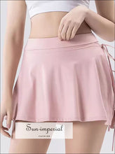 Women’s Sporty Wrap Mini Skirt With Under Shorts And Side Split Detail Sun-Imperial United States