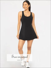 Sun-imperial - women's adjustable black active a-line dress Sun-Imperial Sun-imperial - women's adjustable black active a-line dress Sun-Imperial