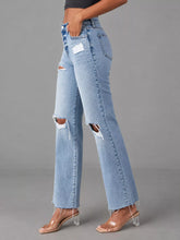 Women's Blue Mid-Rise Distressed Jeans - product image 4