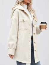 Women's Corduroy Button-Front Pocket Jacket - product photo 3