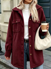 Women's Corduroy Button-Front Pocket Jacket - product photo 8