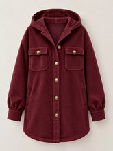 Women's Corduroy Button-Front Pocket Jacket - product photo 11