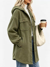 Women's Corduroy Button-Front Pocket Jacket - product photo 13