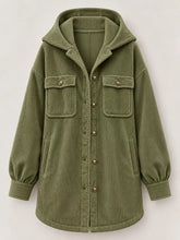 Women's Corduroy Button-Front Pocket Jacket - product photo 15