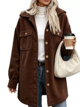 Women's Corduroy Button-Front Pocket Jacket - product photo 21
