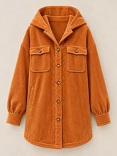 Women's Corduroy Button-Front Pocket Jacket - product photo 28