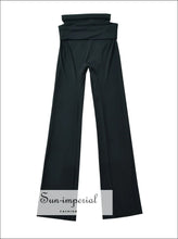 Women’s Cut Out Waist Starchy Flare Pants Sun-Imperial United States