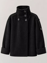 Women's Double-Breasted Belted Lined Coat - product photo 12