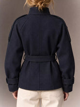 Women's Double-Breasted Belted Lined Coat - product photo 14