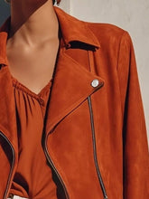 Women's fringe hem zip-up jacket available in multiple colors