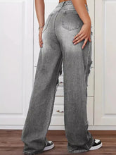 Women's High-Waist Distressed Wide-Leg Jeans - product photo 14