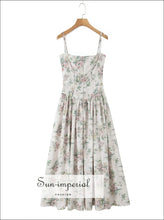 Women’s Long Sling Floral Dress Sun-Imperial United States