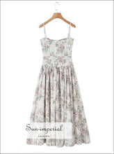 Women’s Long Sling Floral Dress Sun-Imperial United States