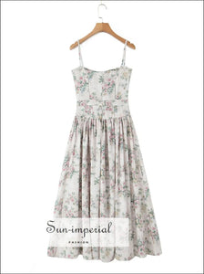 Women’s Long Sling Floral Dress Sun-Imperial United States