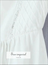 Women’s Long Sling White Dress Sun-Imperial United States