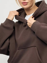 Women's Oversized Drop Shoulder Kangaroo Pocket Hoodie - product image 3