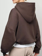 Women's Oversized Drop Shoulder Kangaroo Pocket Hoodie - product image 6