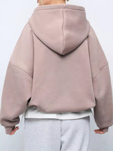 Women's Oversized Drop Shoulder Kangaroo Pocket Hoodie - product image 12