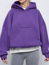 Women's Oversized Drop Shoulder Kangaroo Pocket Hoodie - product image 18