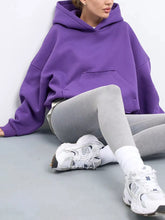 Women's Oversized Drop Shoulder Kangaroo Pocket Hoodie - product image 19