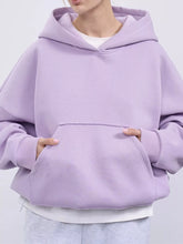 Women's Oversized Drop Shoulder Kangaroo Pocket Hoodie - product image 22