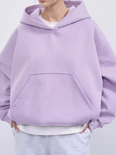 Women's Oversized Drop Shoulder Kangaroo Pocket Hoodie - product image 24