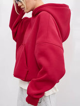 Women's Oversized Drop Shoulder Kangaroo Pocket Hoodie - product image 31