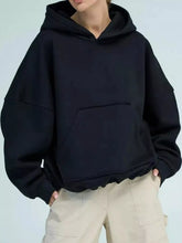 Women's Oversized Drop Shoulder Kangaroo Pocket Hoodie - product image 38