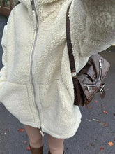 Women's Oversized Sherpa Fleece Zip-Up Jacket - product photo 5