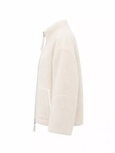 Women's Oversized Sherpa Fleece Zip-Up Jacket - product photo 6