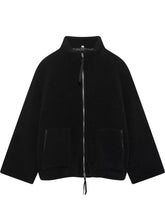 Women's Oversized Sherpa Fleece Zip-Up Jacket - product photo 9