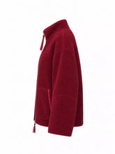 Women's Oversized Sherpa Fleece Zip-Up Jacket - product photo 13