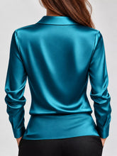 Women's Plus Size Satin Cowl-Neck Blouse - product photo 57