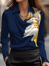Women's Plus Size Satin Cowl-Neck Blouse - product photo 62