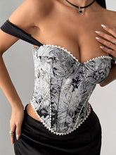 Women's Printed Lace-Up Back Camisole Top - product photo 4