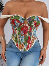 Women's Printed Lace-Up Back Camisole Top - product photo 9