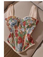 Women's Printed Lace-Up Back Camisole Top - product photo 14