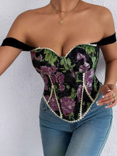 Women's Printed Lace-Up Back Camisole Top - product photo 22