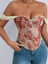 Women's Printed Lace-Up Back Camisole Top - product photo 36