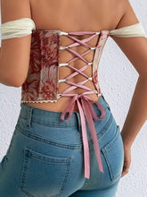 Women's Printed Lace-Up Back Camisole Top - product photo 38