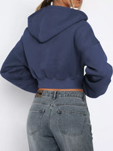 Women's Relaxed Cropped Zip-Up Hoodie - product photo 8