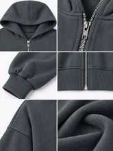 Women's Relaxed Cropped Zip-Up Hoodie - product photo 15