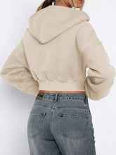 Women's Relaxed Cropped Zip-Up Hoodie - product photo 18