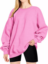 Women's Relaxed Drop Shoulder Sweatshirt – Plus Size - product image 35