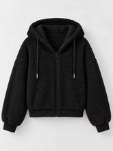 Women's Relaxed Fleece Zip-Up Hooded Jacket - product photo 6