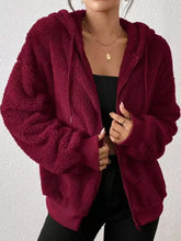 Women's Relaxed Fleece Zip-Up Hooded Jacket - product photo 8
